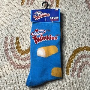 New Hostess Twinkies socks blue crew style